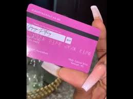 15% off with code zazpartyplan. Pink Plastic Business Cards Credit Cards Shaynamade Youtube