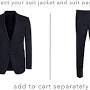 Calvin Klein Mens Slim Fit Wool Infinite Stretch Suit Separates - Size 28X29 from www.amazon.com