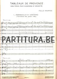 Everyone can see this score. Tableaux De Provence Score Paule Maurice Full Orchestra Sheet Music Music Scores
