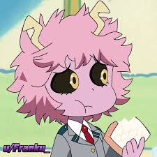 Mina Eating Some Toast Luluco Eating Toast My Hero Hero Anime Characters