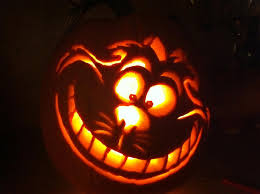 Du willst deinen halloween kürbis schnitzen! Cheshire Cat So Much Fun Carving This Pumpkin Halloween Kurbis Schnitzvorlagen Halloween Kurbis Kurbisschnitzereien