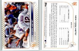 Mets Team Card 2022 Topps Gold Stars #341 New York | eBay