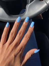 So, here we are showing you how extremely well it collaborates with both short and longs nails. Baby Blue Acrylic Nails Coffin Long Novocom Top