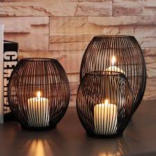 Novica, the impact marketplace, features unique metal candle holders and decorating ideas by talented artisans worldwide. Cage Lantern Black Metal Iron Candle Holder 3 Sizes Available Modern Home Uk Ebay