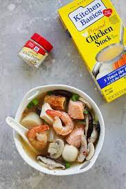 Chinese Hot Pot Hearty Soup With A Variety Of Fresh Ingredients In A Simmering Pot Of Soup Stock Hot Pot Is So Hot Pot Recipe Asian Cooking Stuffed Peppers
