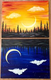 You can also filter out items that offer free shipping, fast delivery or free return to narrow down your search for moon night painting! Day And Night Painting At Paintingvalley Com Explore Collection Of Day And Night Painting
