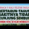 Hilangkanlah kesukaran atau penyakit itu, wahai tuhan manusia. Doa Penawar Segala Penyakit