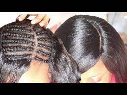 Full Sew In No Closure No Leave Out Detailed Tutorial Youtube Sew In Weave Hairstyles Sew In Hairstyles Sew In Braids