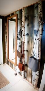 Traumhafte Birkenstamm Garderobe Birkenstammgarderobe Platzsparend Traumhafte In 2020 Bright Homes Hallway Designs Home Decor