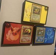 Pokémon card scans, prices and collection management. Framed Pokemon Card Display Eeveelutions Cards Not Included Frames Only Ebay