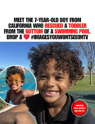 Seven-year-old Massiah Browne from Sacramento is being hailed as a hero  after rescuing a 3-year-old boy from the bottom of a swimming pool. The  second-grader dove six feet underwater to pull the