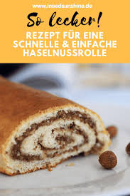 Haselnussrolle Schnelles Einfaches Rezept So Lecker Rezepte Lecker Kochen Und Backen