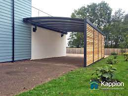 15 967 просмотров 15 тыс. A Carport With Timber Infills North Devon Kappion Carports Canopies
