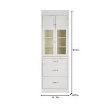 Home Decorators Collection Royce True White 3 Drawer Modular Cabinet Sk19192b Tw The Home Depot Modular Cabinets Freestanding Bathroom Cabinet Home Decorators Collection