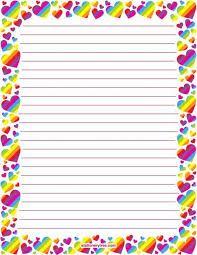 If you are using a printable collection of lined paper templates as a music note, you need. Printable Rainbow Heart Stationery And Writing Paper Multiple Versions Availabl Paper Diy Free Printable Stationery Heart Stationery Writing Paper Printable Stationery