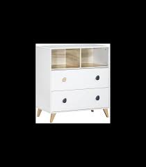 L 155 x h 87 x p. Oslo Commode 2 Tiroirs Niche Goutte Sauthon
