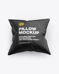 Download pillow mockup template free psd. Matte Pillow Mockup In Indoor Advertising Mockups On Yellow Images Object Mockups