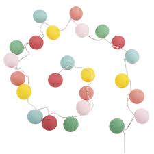 24 Led Cotton Fairy Lights Maisons Du Monde Guirlande Lumineuse Guirlande Lumineux