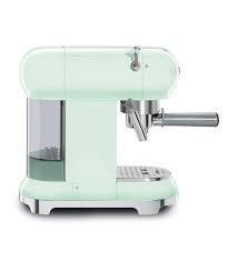 Although some of these machines are a little on the expensive side, using beans and your own milk there's google home/assistant compatibility but it is currently very limited as you can't start brewing. Smeg Ecf01pgus Espresso Machine Pastel Green Small Appliances Kitchen Dining Environews Tv