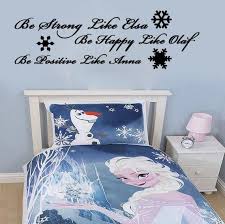 Be Strong Like Elsa Frozen Bedroom Frozen Bedroom Decor Frozen Wall Decals