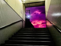 Purple aesthetic /// purple / pink / inspiration / neon colors / neon cities / city light / purple wallpaper / clouds / sky / city / aesthetic / retro / vintage / pastel pink / purple scenery / photography / wallpaper / iphone / lonely life / neon aesthetic / purple aesthetic photography / aesthetic wallpaper. Pictures Of A Purple Sky In Japan Before Typhoon Hagibis Hit