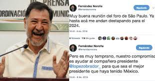 El 10 de junio gerardo fernández noroña recibió su constancia de mayoría, con lo que consiguió la reelección como diputado. Fernandez Norona Acude Al Foro De Sao Paulo Y Asegura Que Ya Lo Destaparon Para El 2024