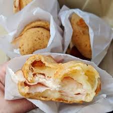 Brazilian Pao De Queijo Cheese Bread Sandwich Paodequeijo Sandwich Latinfood Brazilianfood Food Latin Food Brazilian Food