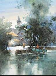 Watercolor by jasmine huang #watercolorpainting #watercolor #aquarelle #art. 180 Jasmine Huang Ideas In 2021 Watercolor Watercolor Landscape Painting