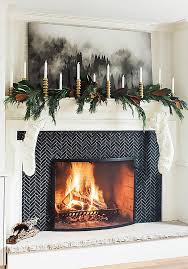 Scandinavian Holiday Decor Musings On Momentum Christmas Fireplace Decor Scandinavian Holiday Decor Christmas Fireplace Mantels