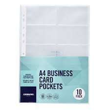 5% coupon applied at checkout save 5% with coupon. J Burrows Binder Business Card Holder 10 Pack Clear Officeworks