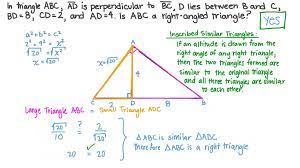 Solving for angle measures of right triangles. Question Video Checking Whether The Given Triangle Is Right Angled Or Not Nagwa