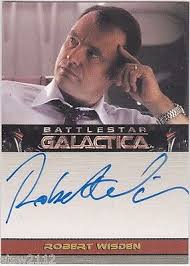 BATTLESTAR GALACTICA SEASON 1 ROBERT WISDEN WALLACE GRAY AUTOGRAPH LIMITED 