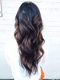 Black Hair With Blonde Highlights For 2018 Hairstyles Hair Styles Long Hair Styles Black Hair Balayage