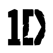 Red) decal laptop tablet skateboard car windows sticker brand: One Direction Logo Png By Carol M7 On Deviantart