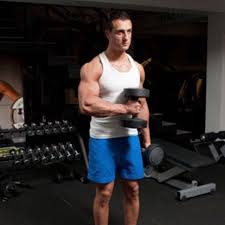 The exercise begins with a dumbbell in each hand, shoulder width stance (or whatever is best for. Cross Body Hammer Curls Exercise How To Workout Trainer By Skimble
