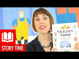Trashy Town Read Aloud By Alina Celeste Kid Books Youtube Read Aloud Community Helpers