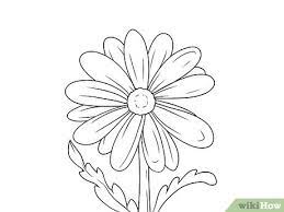 Mewarnai gambar bunga mawar lukisan bunga buku mewarnai adult. 9 Cara Untuk Menggambar Bunga Wikihow