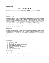%sampling rate of the signal t = 0:ts:0.2 Comm Lab Manual Final