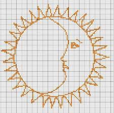 soleil lune ou le blog de mamou modeles point croix broderie imprimer des pages coloriage bordure gratuitement