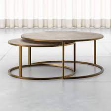 Free shipping on all textiles. Keya Antique Brass Nesting Coffee Tables Reviews Crate And Barrel Canada