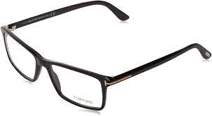Tom ford ft5272 005 black brand new designer frame luxury woman optical glasses. Tom Ford Men S Tf 5408 001 Black Clear Rectangular Eyeglasses 56mm Shiny Black Shiny Rose Gold T Logo 56 16 145 At Amazon Men S Clothing Store