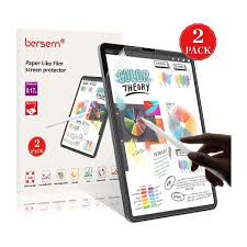 Apple Ipad Pro 12 9 2018 2020 Screen Protector Genuine Bersem Paperlike Pet Screen Protector For Apple Clear In 2020 Ipad Pro 12 Ipad Pro Ipad Case Diy
