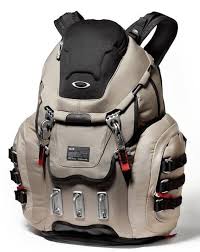 Oakley mens kitchen sink backpack, black, one size. Oakley Kitchen Sink Backpack Grey Fossil Padded Panel For Up To 17 Widescreen Laptop With Side Access Front Compression Molded O Oakley Store Bags Backpacks