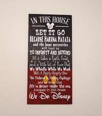 Remember, you're the one who can fill the hopefully, these disney quotes have inspired you to find the success you hope for; In This House We Do Disney Wooden Sign Disney Sign Shabby Chic Disney Quote Sign We Do Disney Home Decor Children 3 Disney Decor Disney Sign Wooden Signs