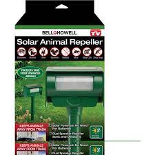 Humans cannot listen to it, but the sound drives pests away & keeps them away for a very. As Seen On Tv Bell Howell Solar Animal Repeller Walmart Com Walmart Com
