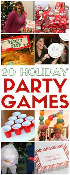 20 Ideas For Christmas Party Games Crafty Blog Stalker Fun Christmas Party Games Holiday Party Games Family Christmas Party