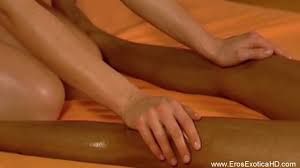 Hot Lesbian Lovers Play Around With Sensual Body Massage