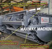MAX200PU Amphibious Pontoon Undercarriage for 18--23 Ton ...