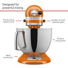 Low wattage, no balloon whisk attachment. Mixer Tilt Head 4 8l Artisan With Accessories Kitchenaid