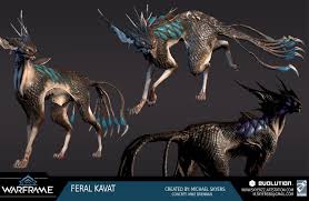 Warframe Feral Kavat Catbrow Michael Skyers On Artstation At Https Www Artstation Com Artwork Rw9mg Creature Concept Art Fantasy Creatures Alien Creatures